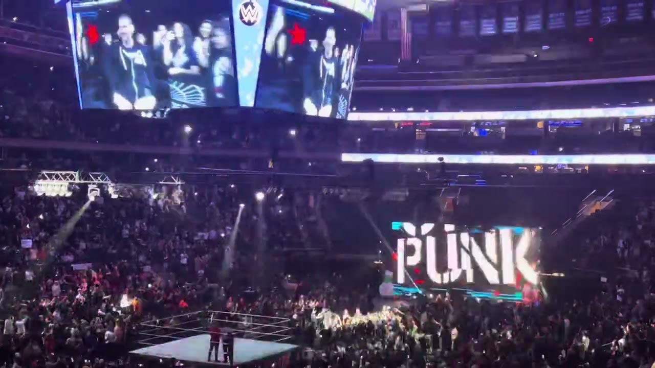 CM Punk Returns to WWE at Madison Square Garden Entrance 12-26-2023