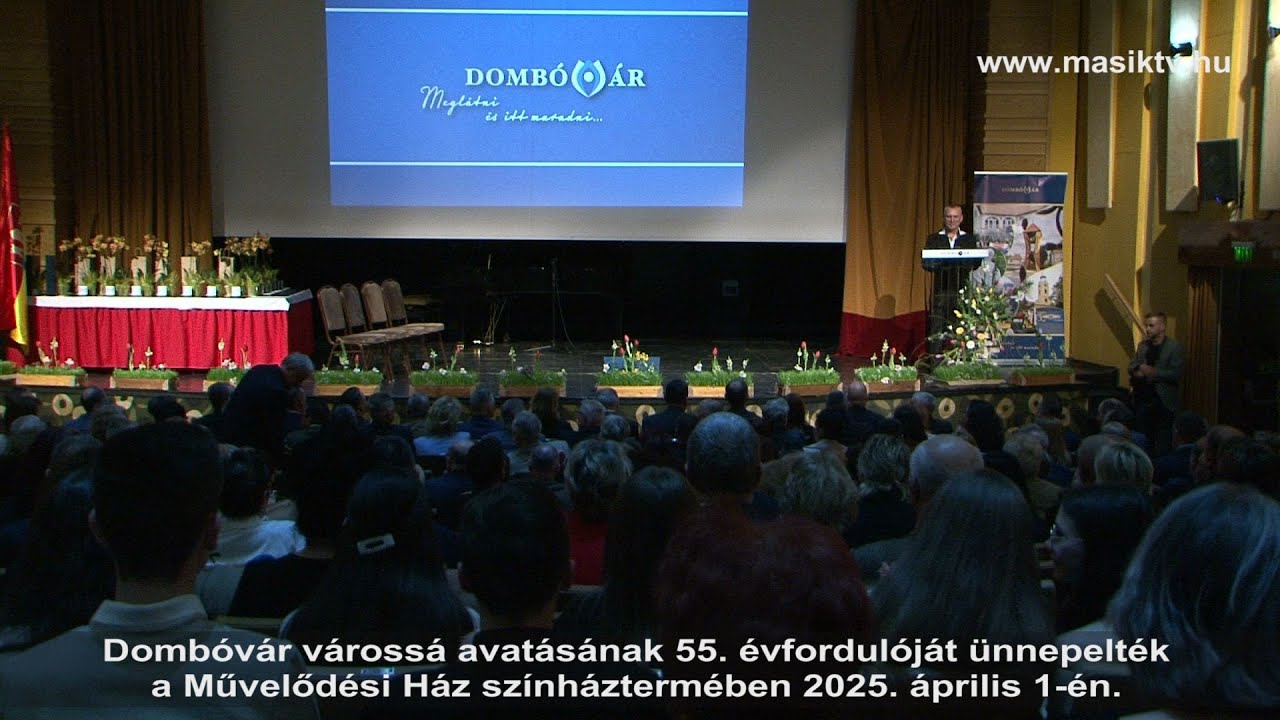 Dombóvár várossá avatásának 55. évfordulóját ünnepelték 2025.04.01.