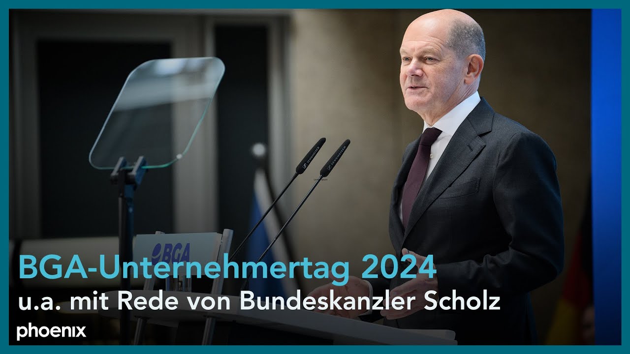 BGA-Unternehmertag 2024 u.a. mit Reden von Olaf Scholz und Robert Habeck | 02.10.2024