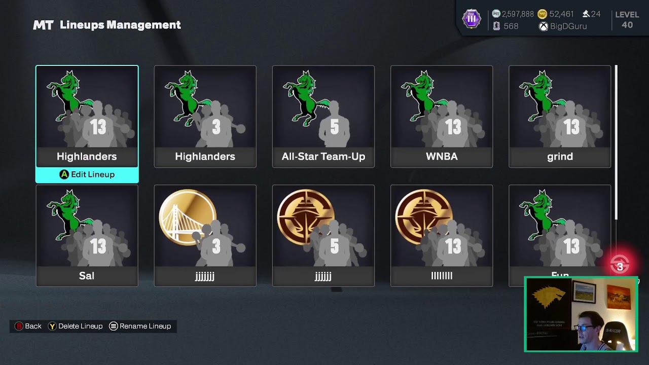 MyTeam Tuesday Night: Auction House Work and Kings Theme Team?