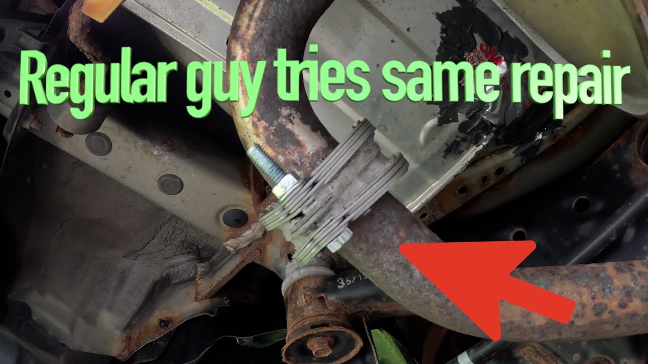 Subaru Exhaust Leak Repair by NEWBIE #subaru