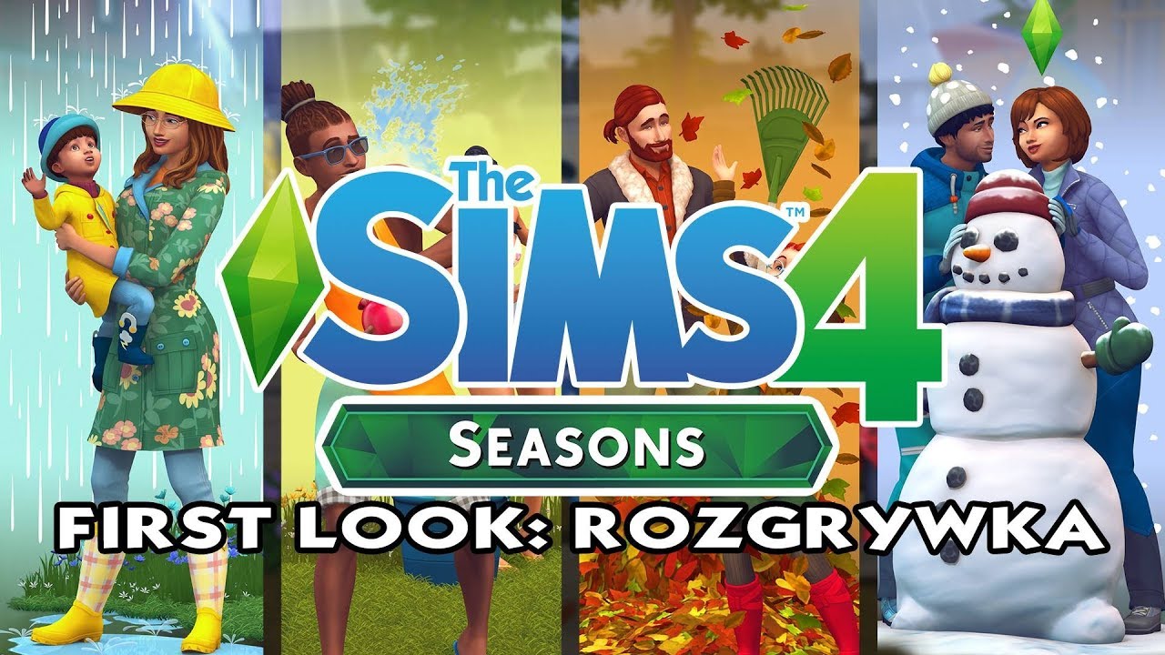 First Look: The Sims 4 Cztery Pory Roku - Burza, Zamieć Snieżna i Dekorowanie Choinki || 4 Seasons