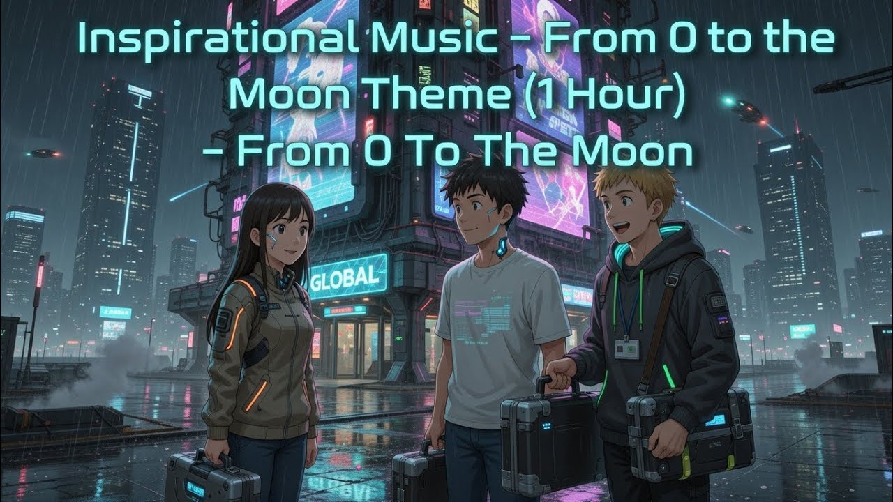 Inspirational Music – From 0 to the Moon Theme (1 Hour) - From 0 To The Moon