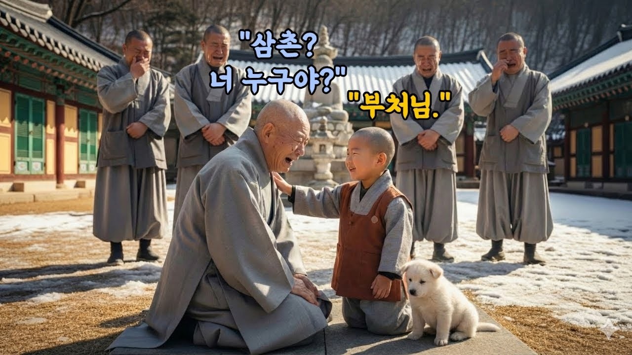 '모두가 “노망났다”며 피하던 치매 큰스님의 “너 누구야 ”라는 질문에 “부처님”이라 답한 5살 동자승 앞에서 오체투지 절을 올리자 사찰은 오열했다 '