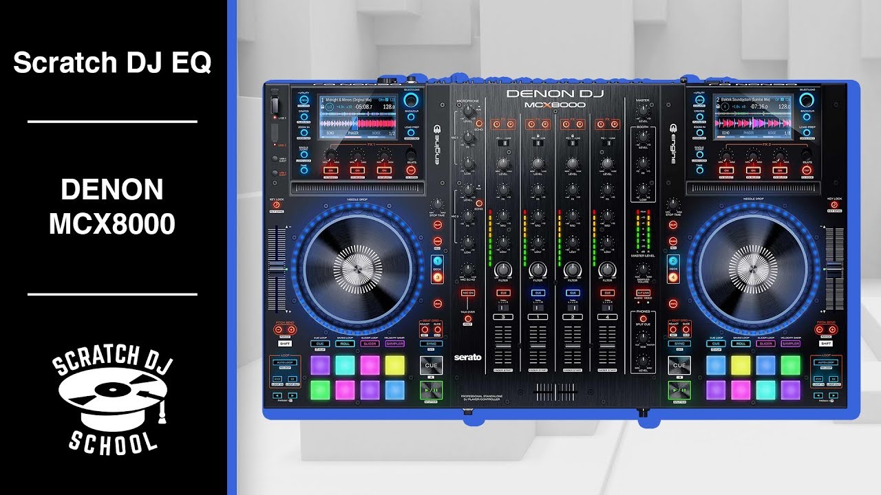 Scratch Dj EQ - обзор Denon DJ MCX8000