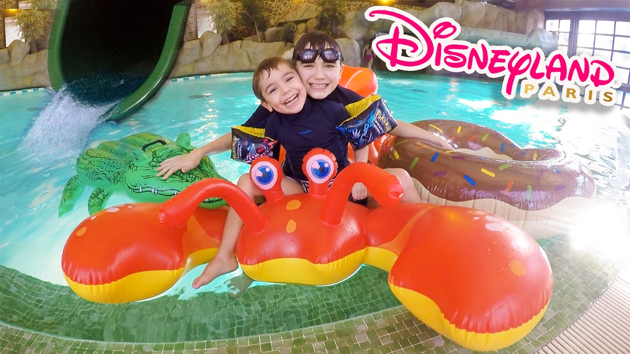 DÉFIS PISCINE & TOBOGGAN FUN au SEQUOIA LODGE DISNEYLAND PARIS 💦