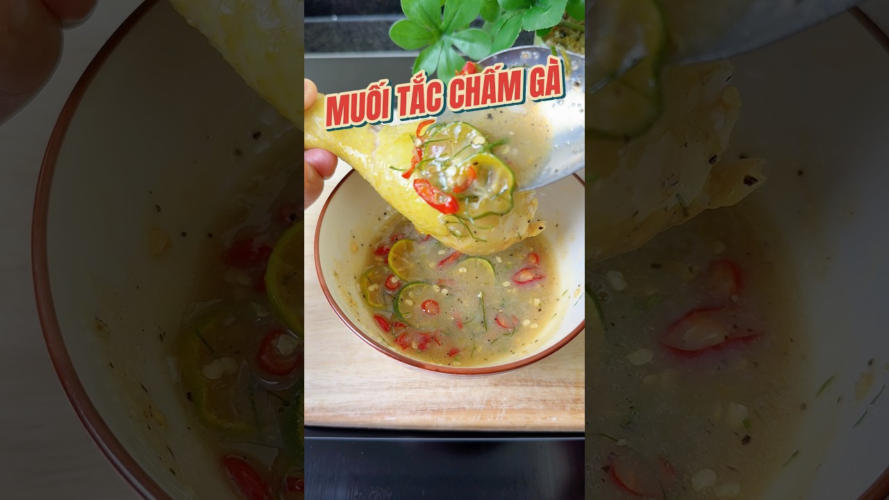 C&Ocirc;NG THỨC MUỐI TẮC CHẤM G&Agrave; BẤT BẠI