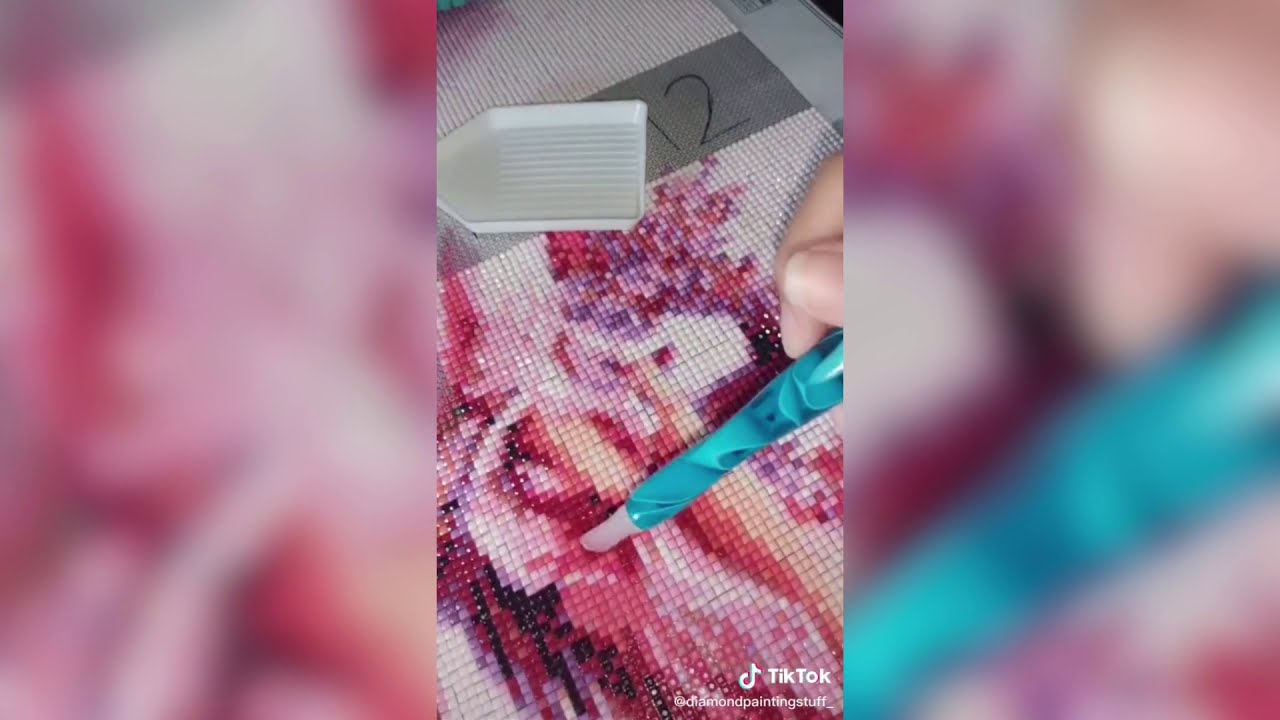 Asmr Diamond Painting TicTok Compilation Part 17