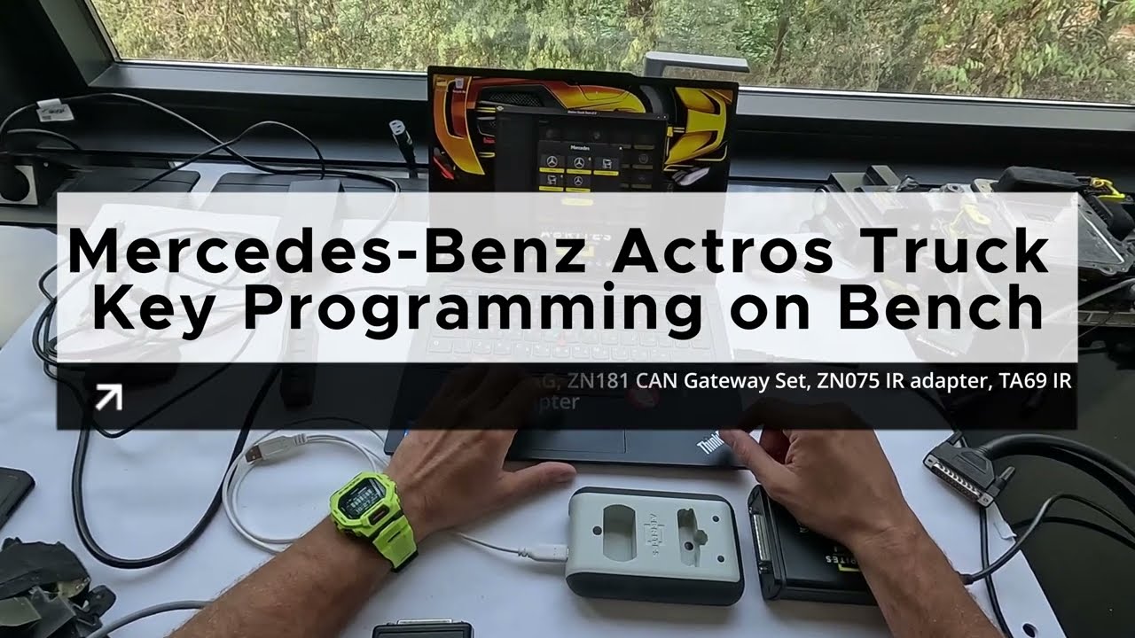 Mercedes-Benz Actros Truck Key Programming Fully on Bench!