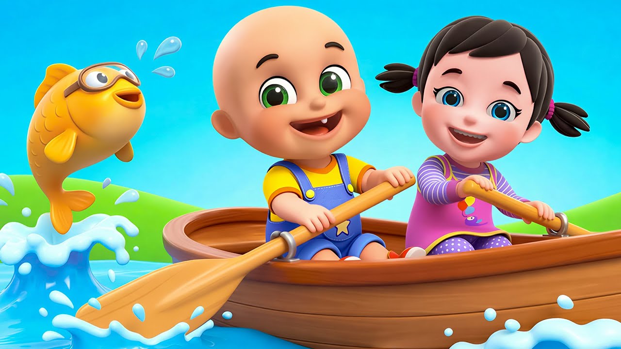 Row Row Your Boat | More Best Rhymes | More Nursery Rhymes For Kids | Baby Song