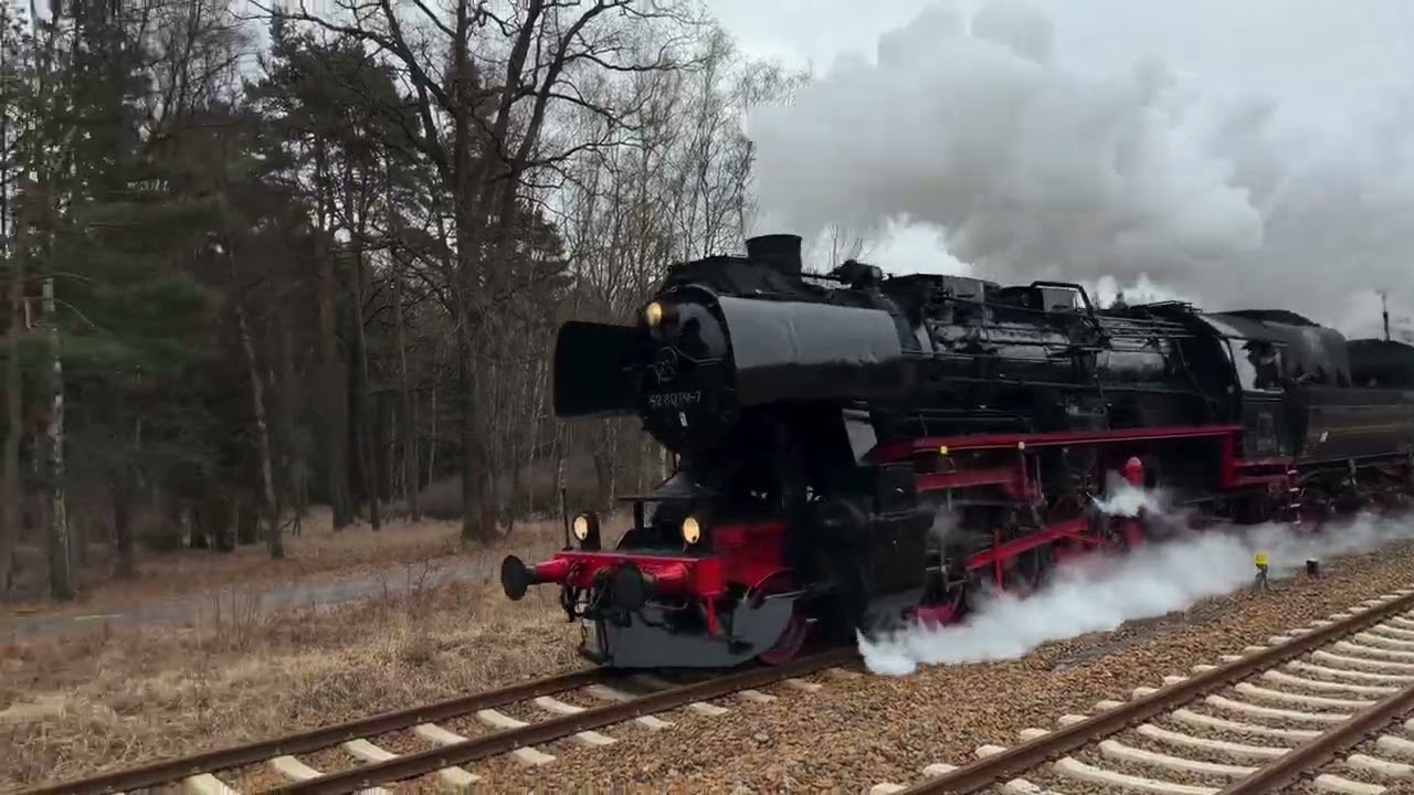 Dampfausfahrt aus Ottendorf-Okrilla Nord