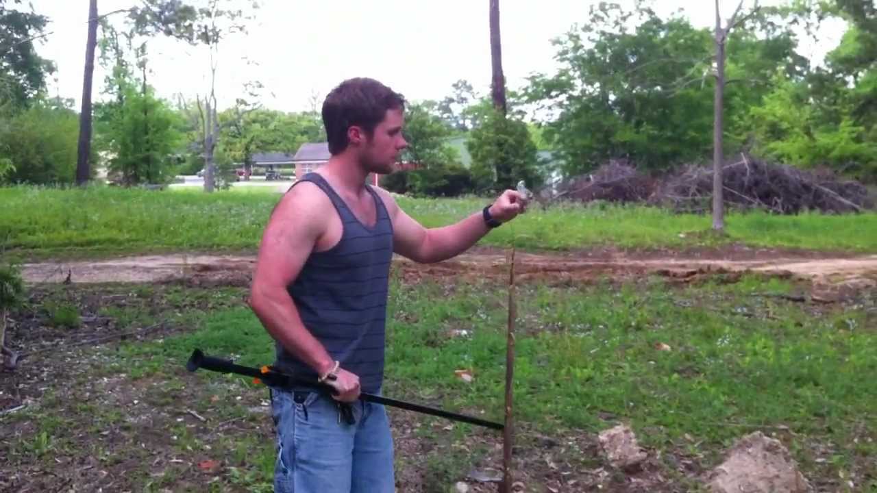 Cold Steel Blowgun Stun Dart Demo.