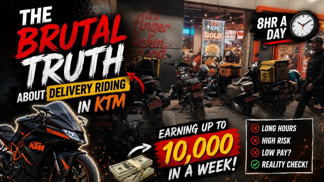 Food delivery rides Reality in Kathmandu TRUTH to every rider