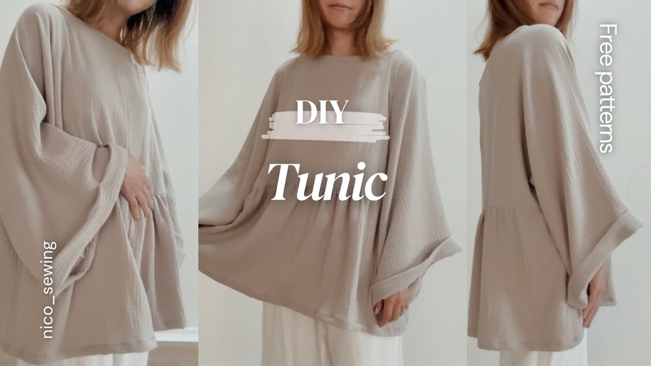 初心者でも簡単可愛いチュニック作れます♡|DIY-easy and cute tunic
