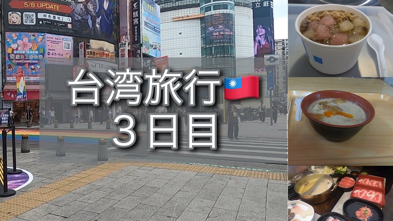 【台湾旅行🇹🇼2泊3日】３日目　大渓老街へ🚗桃園国際空港〜関空✈️