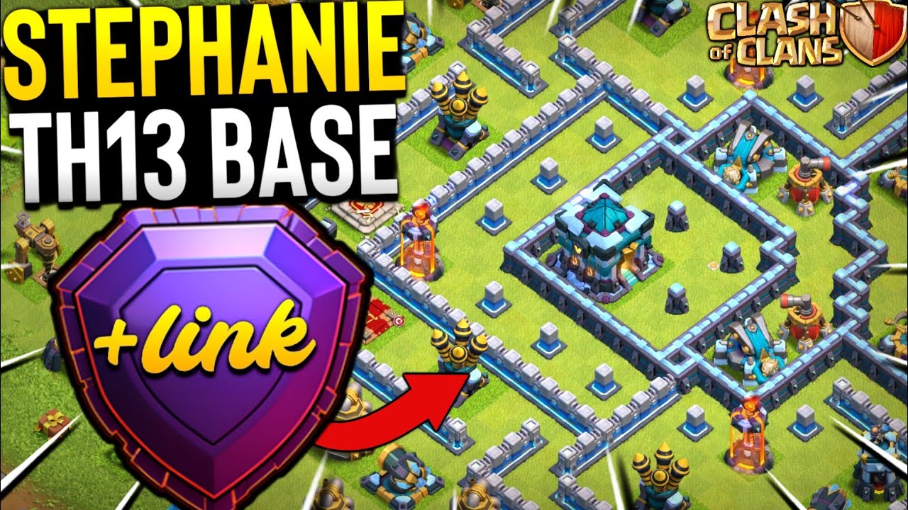 Stephanie Dr Mujtaba Th13 Base | Town hall 13 Legend league base w/Link | Clash of Clans