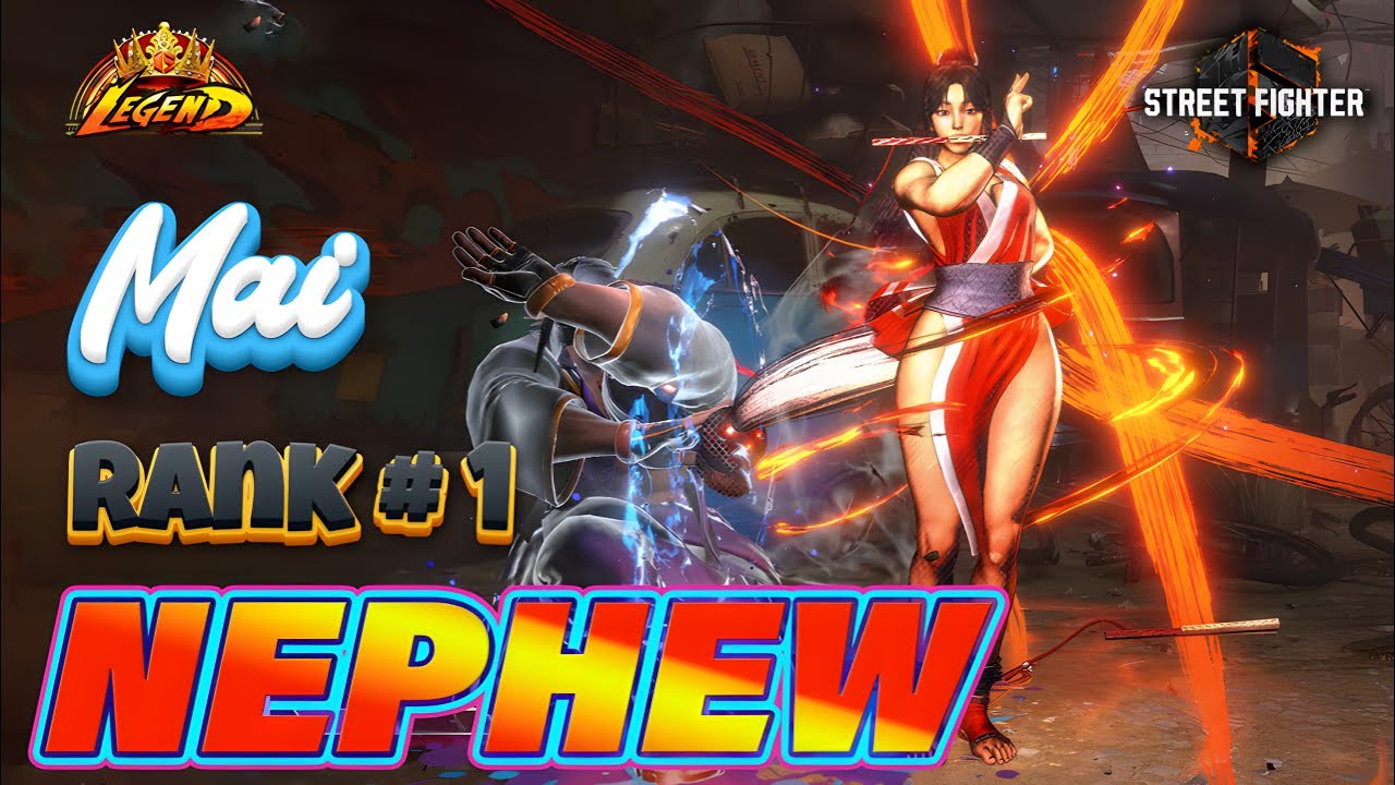 SF6 🔥 NEPHEW No.1 Ranked Mai Shiranui ▰ Aggressive Gameplay Style !🔥 SF6 DLC High Level Replays