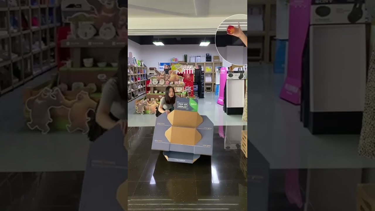 POP Up Display Stand which can be assembled with 3 seconds.
