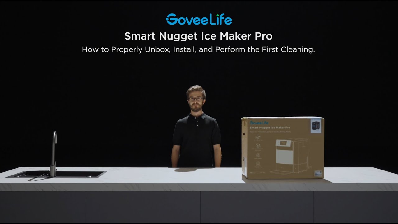 How to Unbox, Install, and Clean GoveeLife Smart Nugget Ice Maker Pro