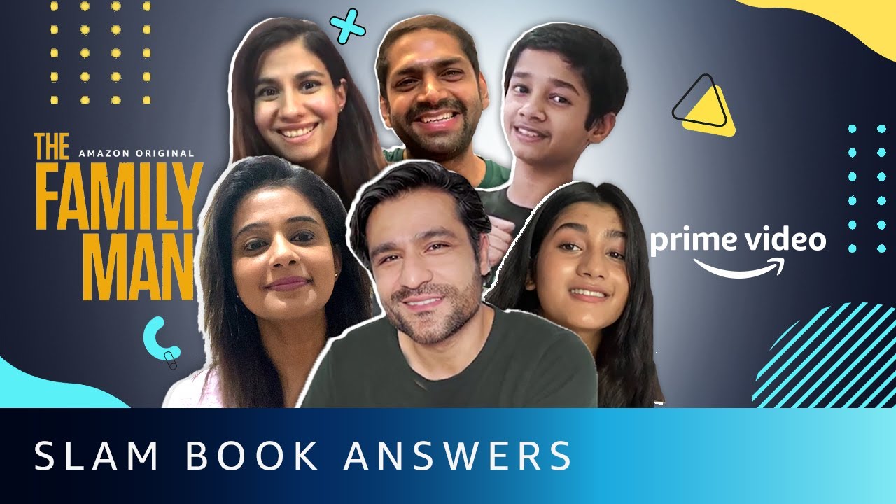 The Family Man Casts Answers Slam Book Questions Ft. Sunny Hinduja, Sharib Hashmi|Amazon Prime Video