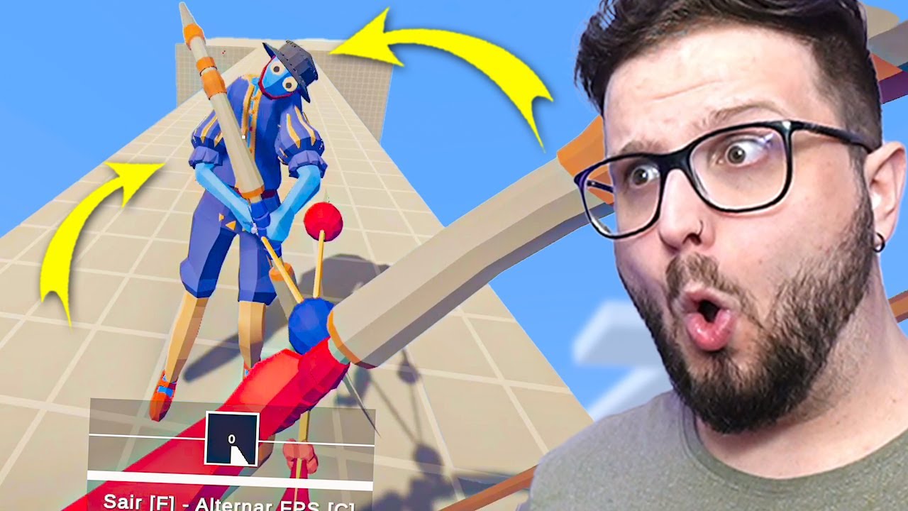 X1 com o VX em PRIMEIRA PESSOA! - Totally Accurate Battle Simulator (TABS)