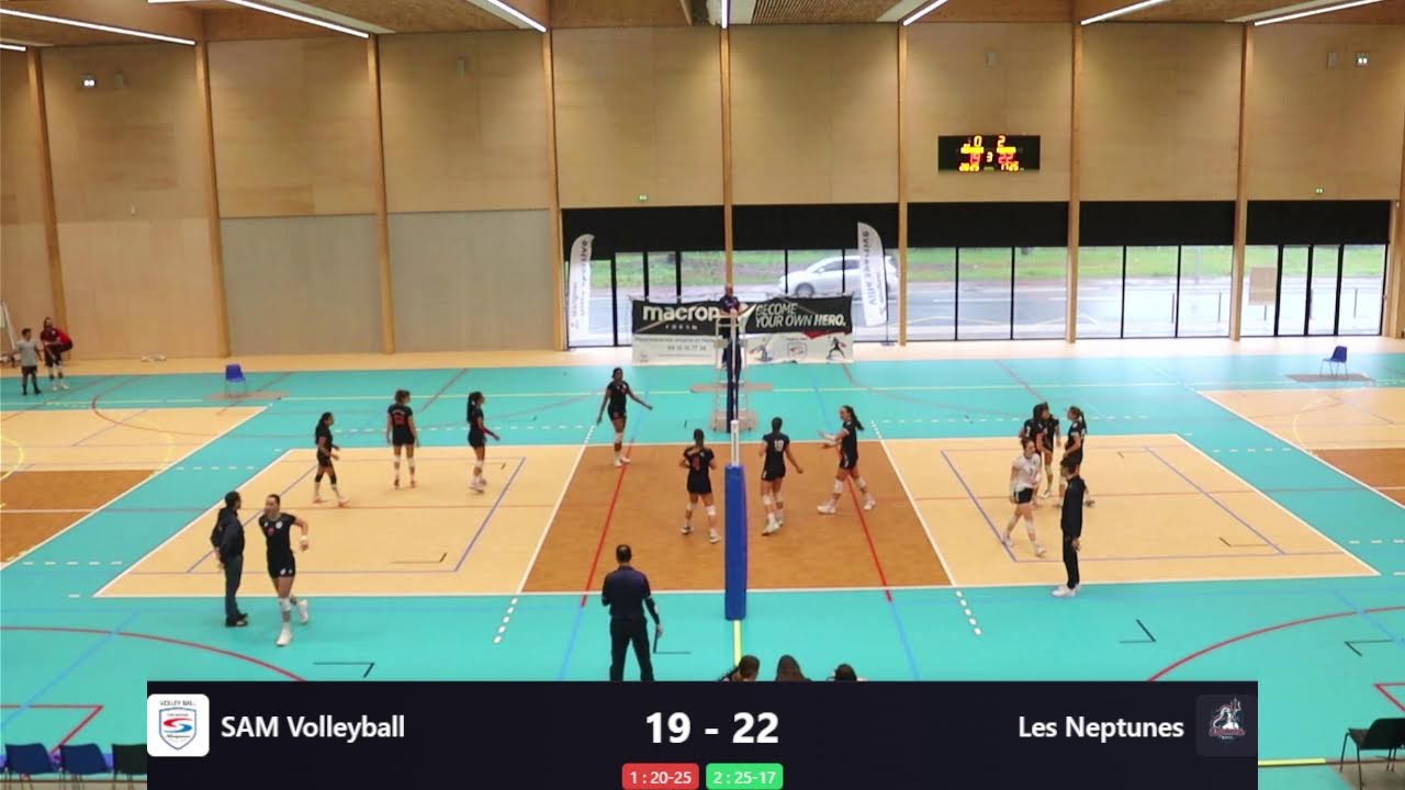 Diffusion en direct de SAM - VOLLEYBALL vs Les Neptunes, N2F