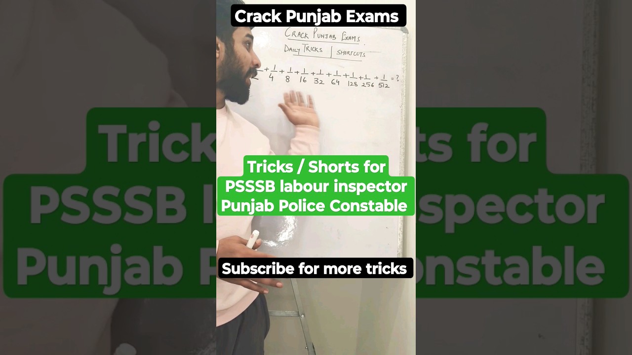 Simple Tricks for PSSSB Labour Inspector / Punjab police constable syllabus #psssb #psssbrecruitment