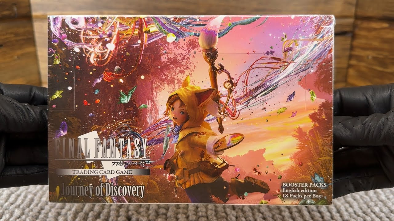 Breaking Open Final Fantasy JoD Booster Pack Box! (No Talking)