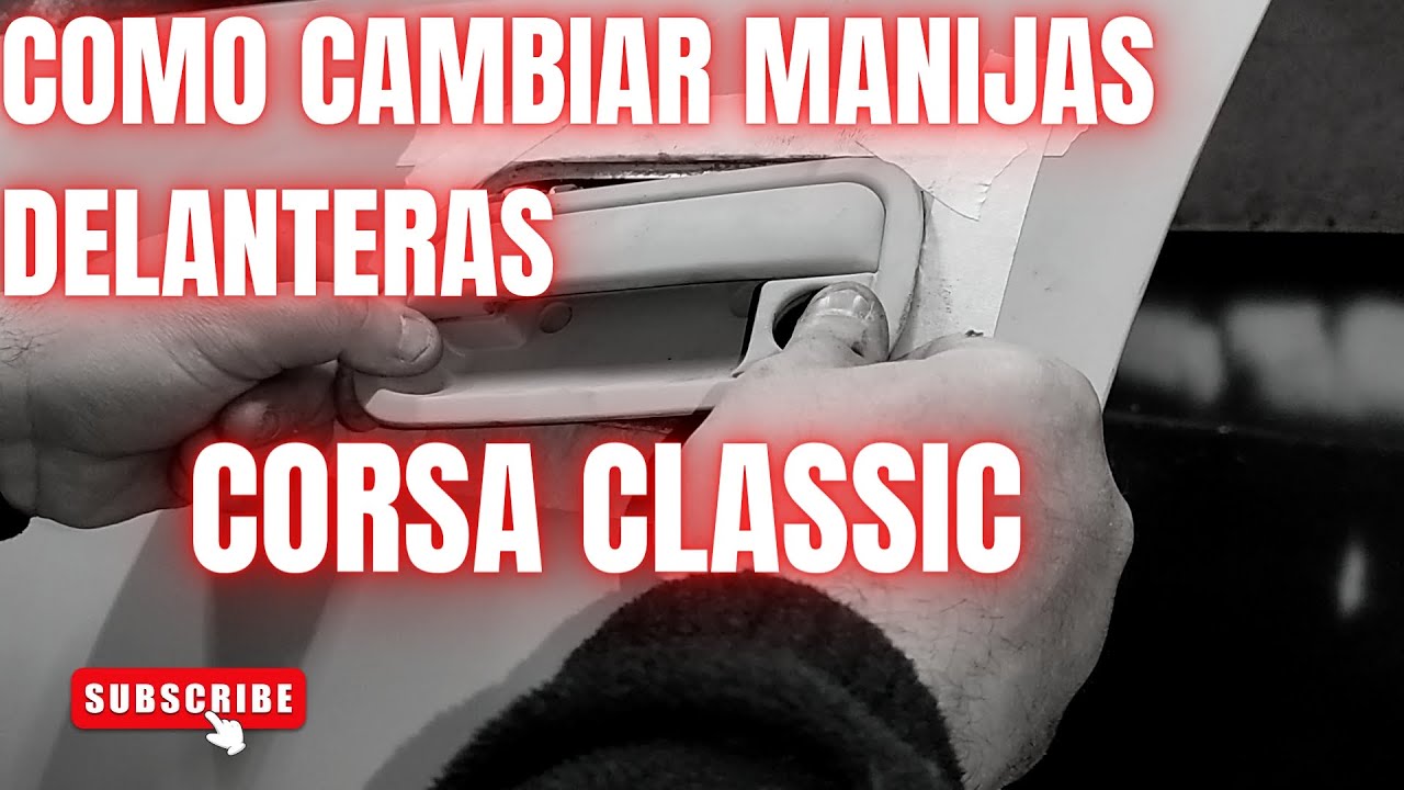 Como cambiar manija exterior corsa classic/Como remplazar cerradura exterior corsa classic/#auto