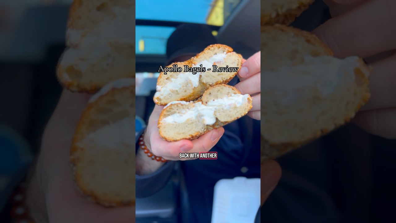 Apollo Bagels is one of the best bagels in NYC. #review #food #newyorkcity #nyceats #foodreview