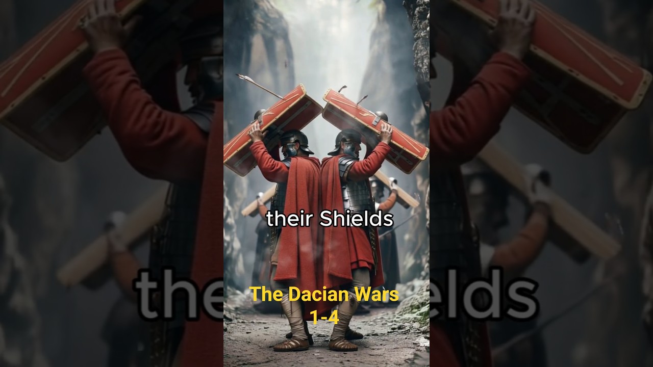 The Dacian Wars 1- 4 #RomanEmpire #Trajan #DacianWars #AncientHistory #HistoryShorts#Rome