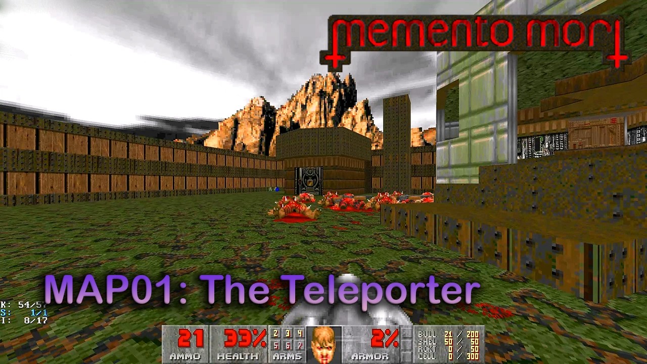 Doom II: Memento Mori | MAP01: The Teleporter | 100% Playthrough