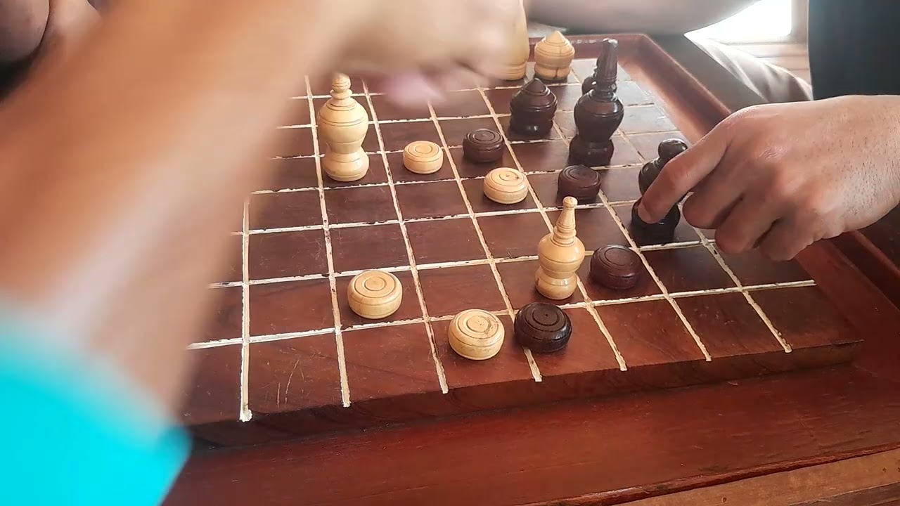 The victory of the American superpower is unjust. #khmerchess #chess #oukchaktrang #funny 