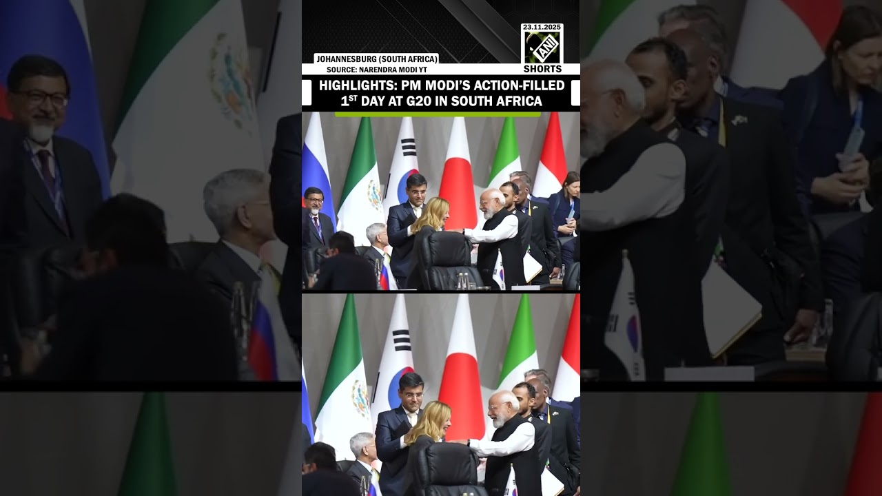 PM Modi&rsquo;s Key Moments from Day 1 of the G20 Summit in South Africa&rsquo;s Johannesburg