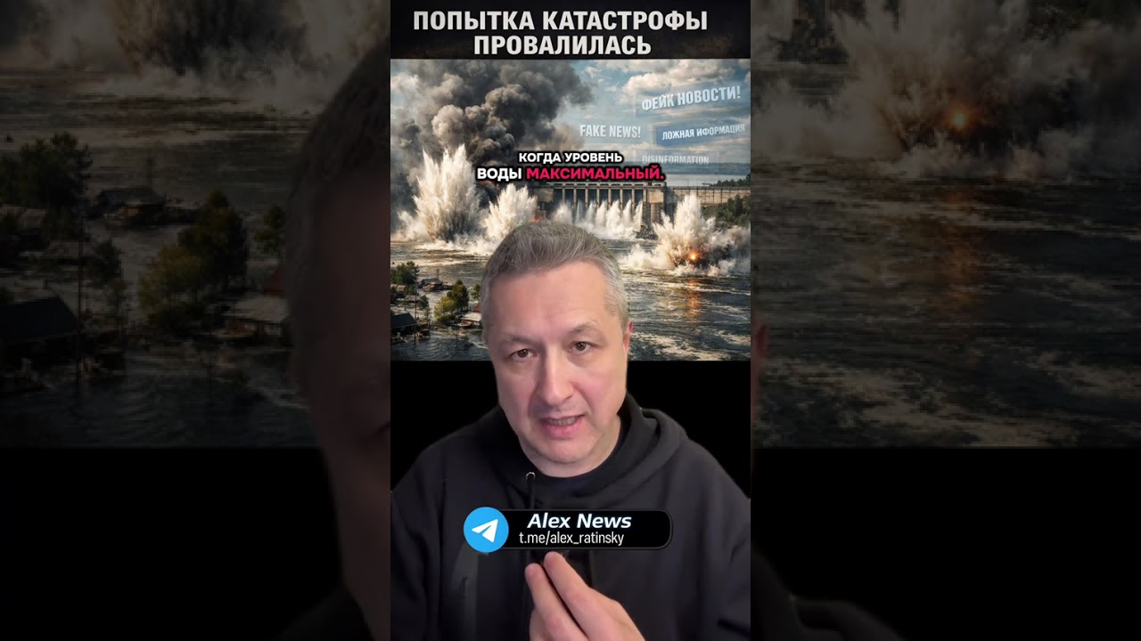 россия пыталась разрушить дамбу &mdash; неудачные удары и информационная война