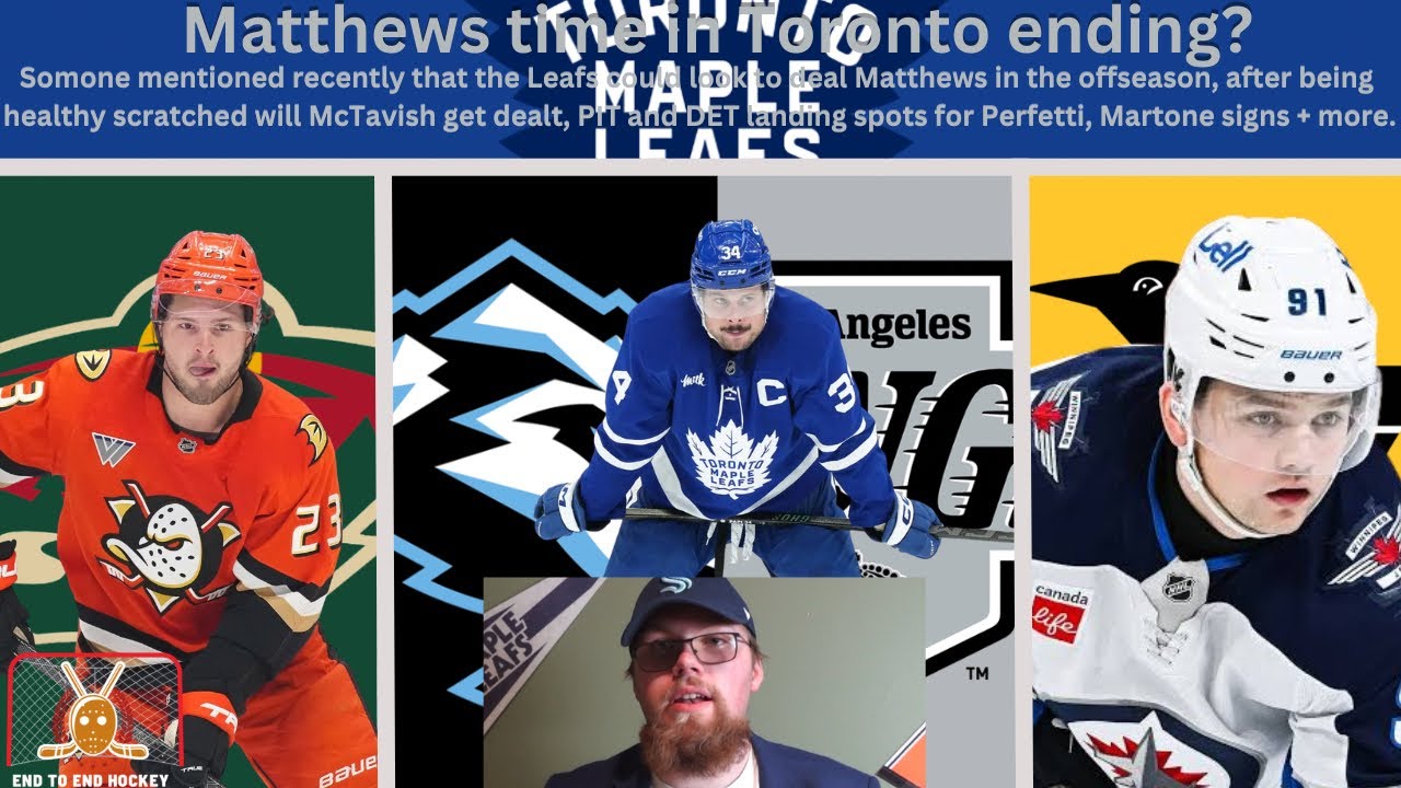 NHL Trade Rumours: Matthews is gone, Ducks to move McTavish after being scratched and more.