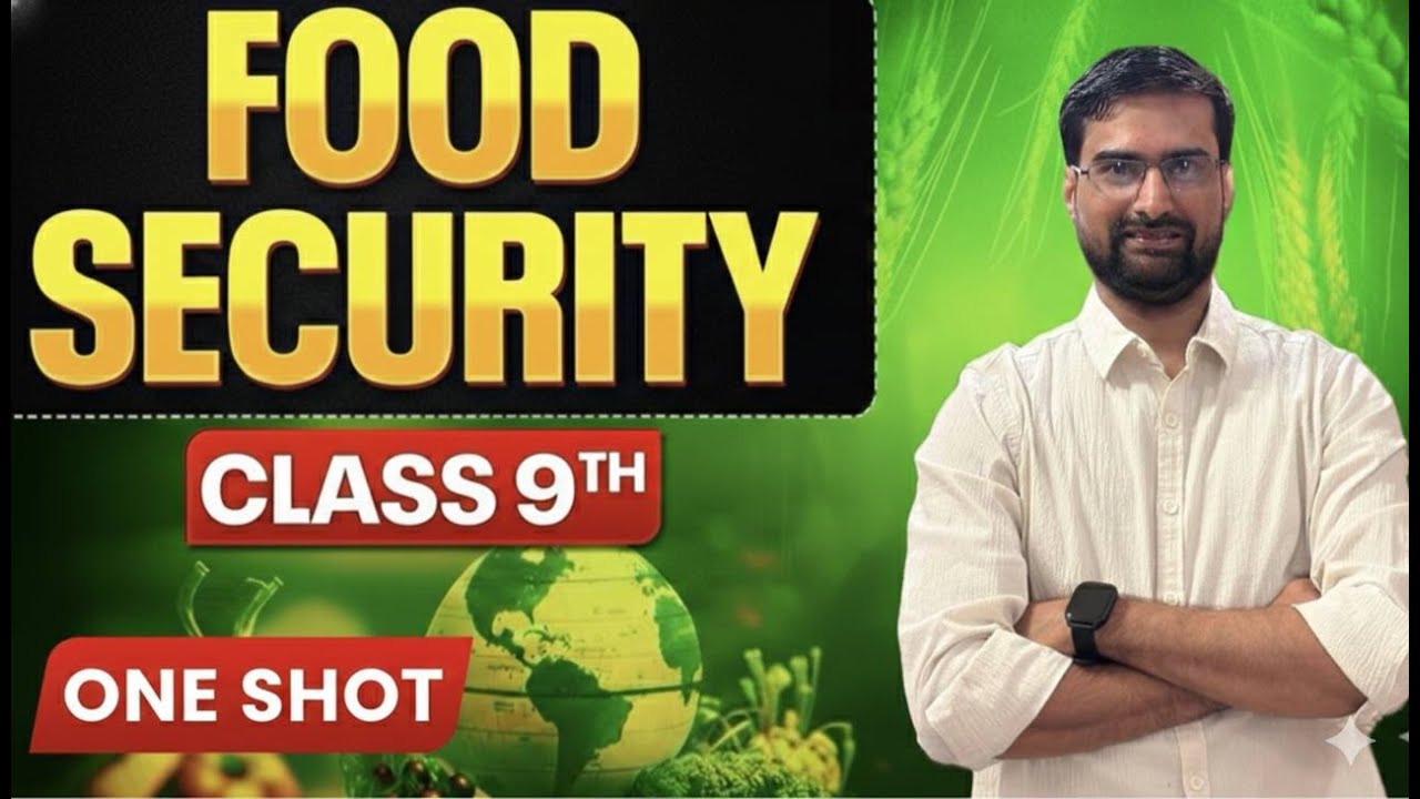 Food security in India | class 9th | 10 minutes | complete chapter revision | important question