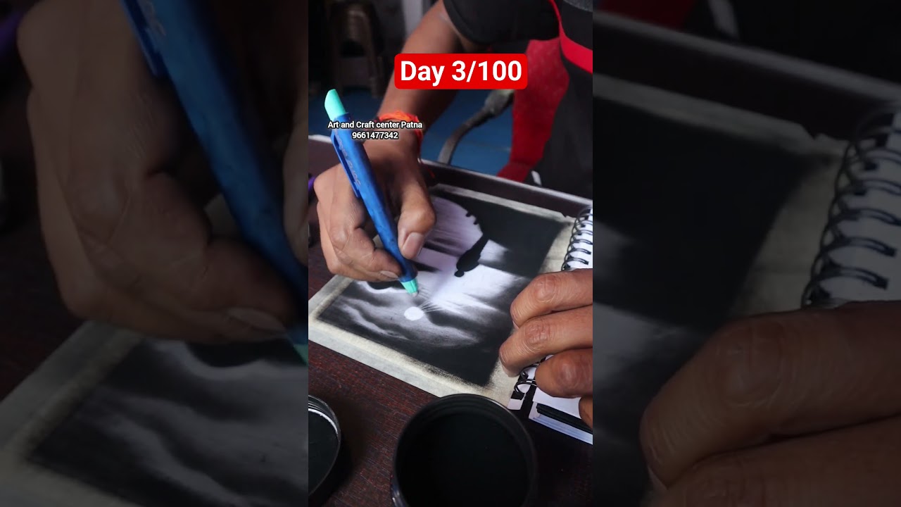 Day 3: My First Big Mistake in the Challenge #art #drawing #painting #challenge #100kview