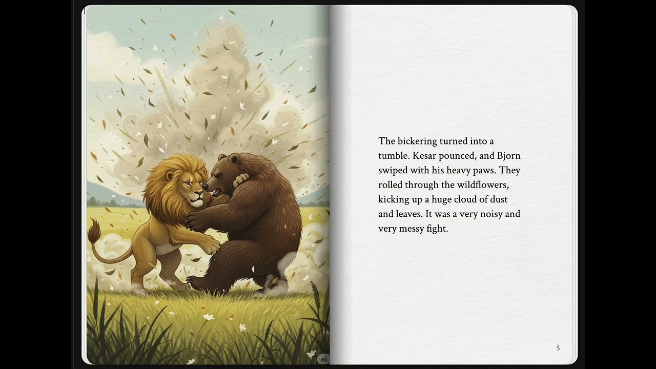 The Lion, the Bear, and the Fox | Aesop's Fables | Storybook