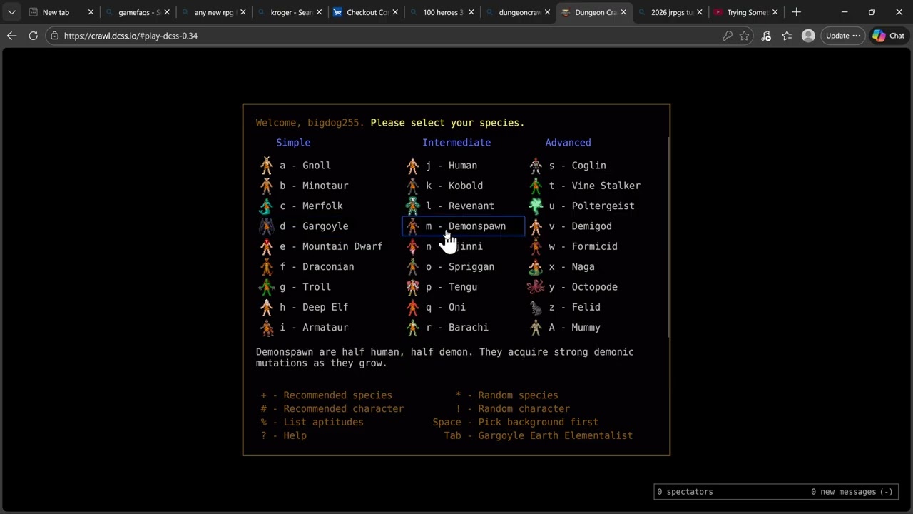 dungeon crawl stone coup sprigan finally made it to lair