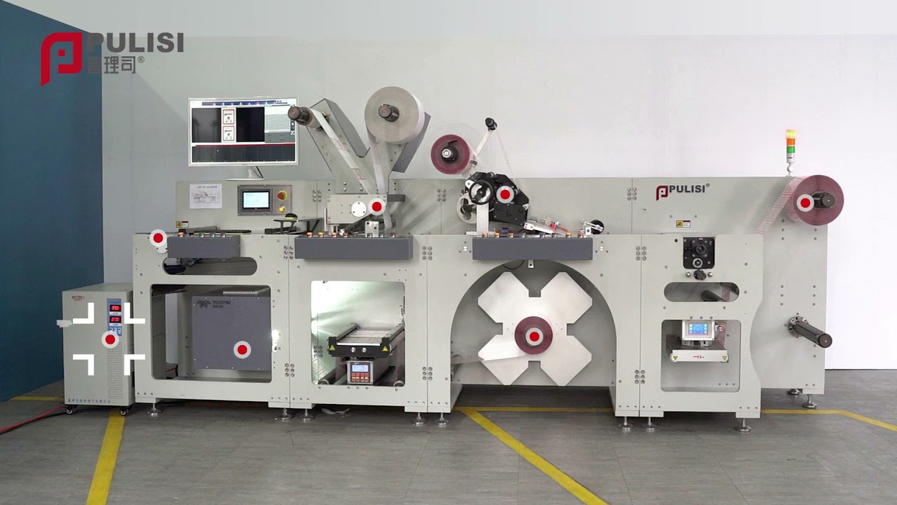 Label inspection machine with peeling and rewinding function
