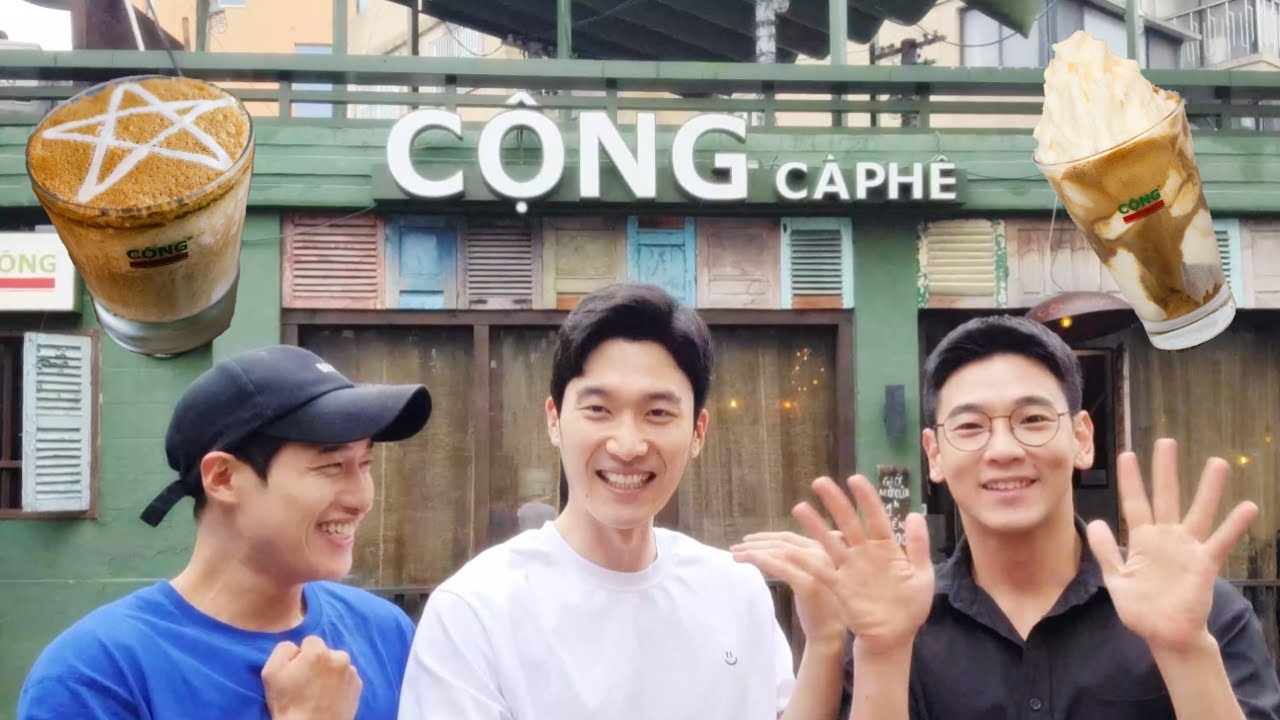 Phản ứng của người Hàn khi uống cà phê tại Cộng Cà Phê! 4 năm rồi mới quay lại!