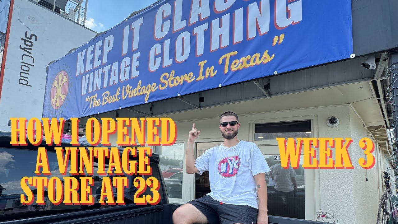 Opening a Vintage Clothing Store at 23... What it really takes Ep.3
