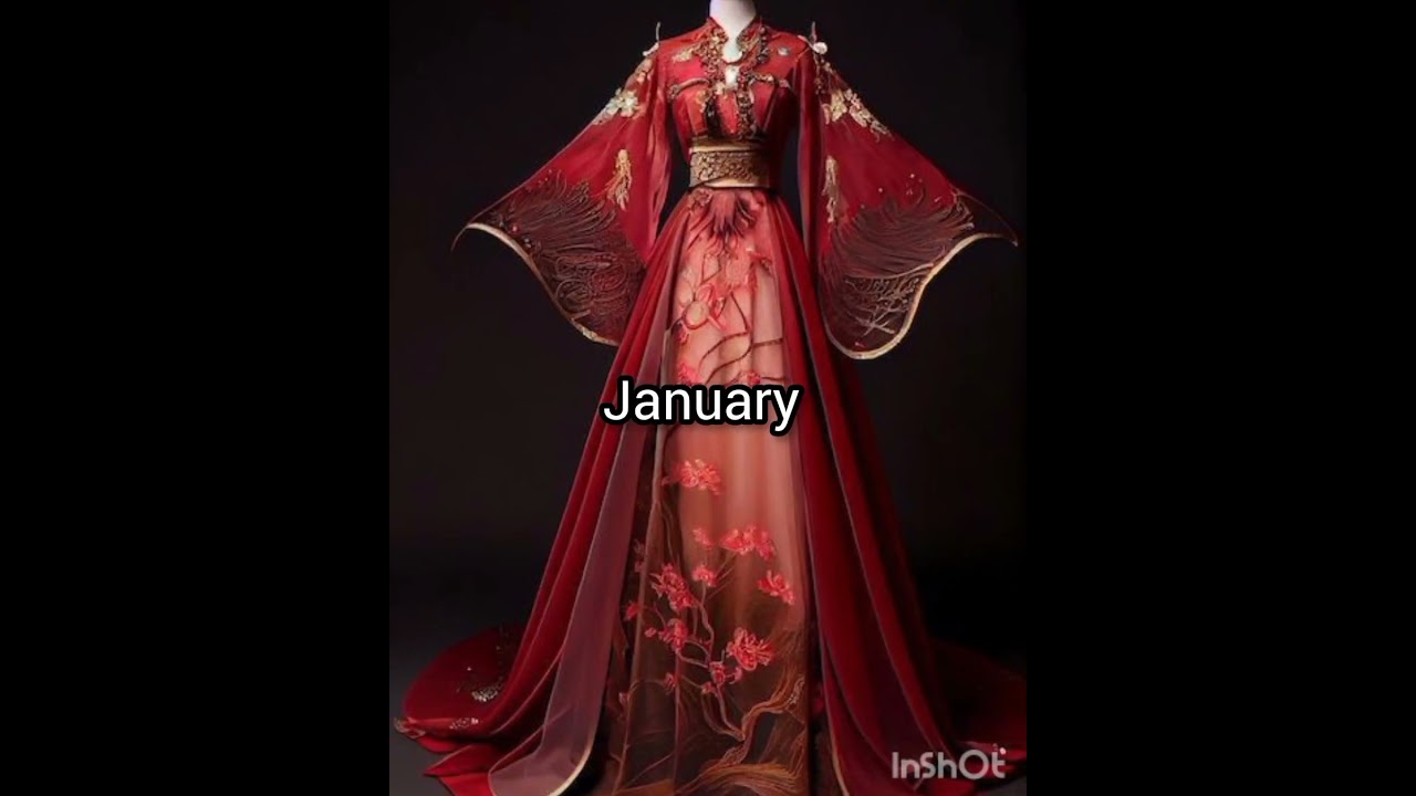 Your kimono according to your birthday month #fypシ゚ #kimono #japanese #traditional #dress #japan