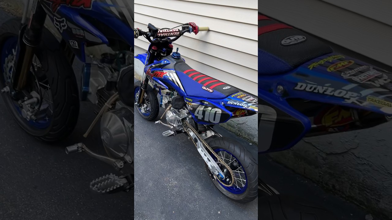 Supermoto 180cc Minimoto #bikelife #pitbike #crf70 #motorcycle #supermoto