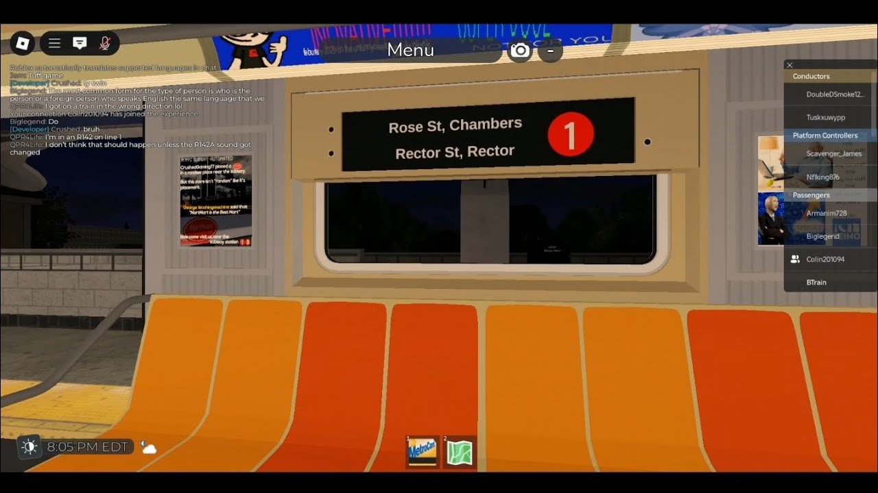 Overhaul Update NYC Subway Automated: R62 1 Local Train ride from Rector St to Rose St via 7th Av