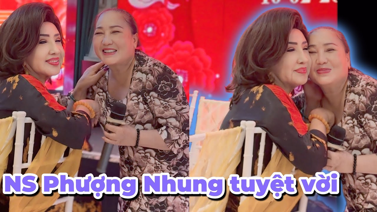 NS Phượng Nhung đang bệnh chưa khỏe nhưng giọng hát vẫn ngọt ngào, được NSND Lệ Thủy ôm khích lệ