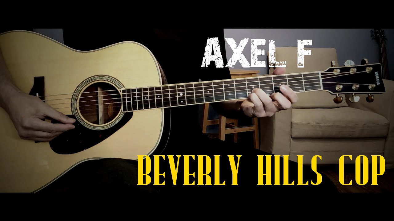 Axel F (Beverly Hills Cop Movie) - acoustic guitar cover