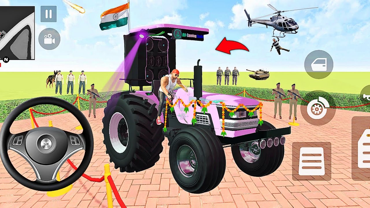 Franklin Purchased New Modified Dj Tractor 😍 In Indian Theft Auto Simulator | NEW update 🤑
