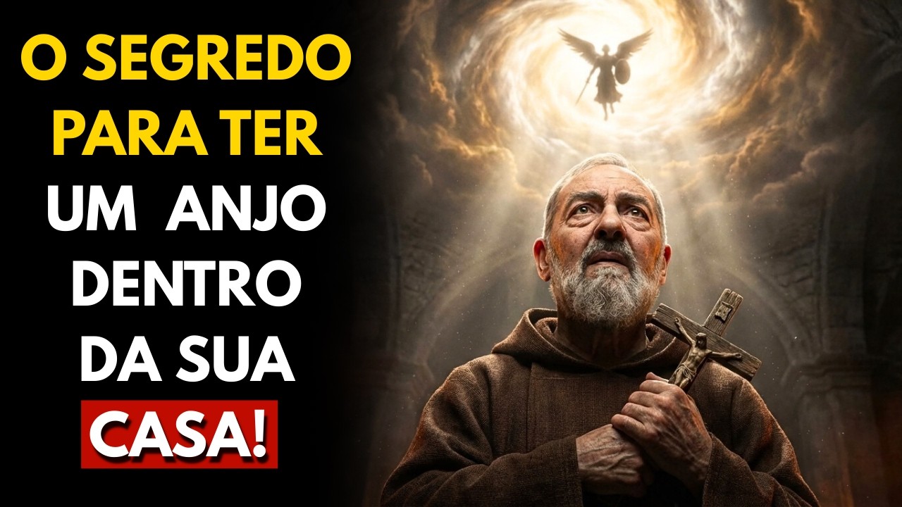 ANTES QUE FOSSE TARDE:PADRE PIO ENSINOU COMO ATRAIR ANJOS PARA SUA CASA IMEDIATAMENTE